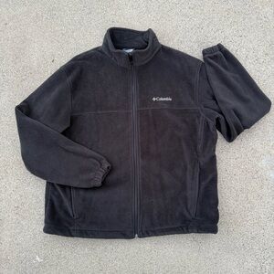 Columbia Steens Mountain 2.0 Full Zip Fleece Jacket Mens XL Black/Gray
